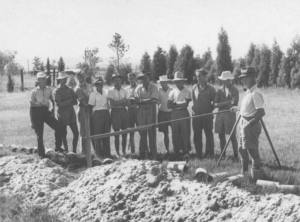 Surveying - Instruction in surveying techniques (1 of 3) - Hawkesbury Agricultural College