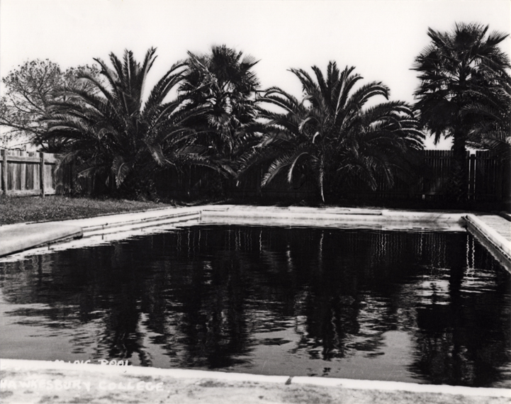 Swimming Pool (first) - from diving board end [Hawkesbury Agricultural College (HAC)]