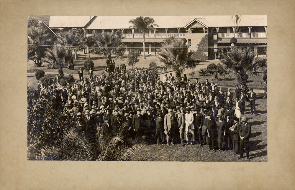 Diploma Day, 1924 - Students and visitors [Hawkesbury Agricultural College (HAC)]