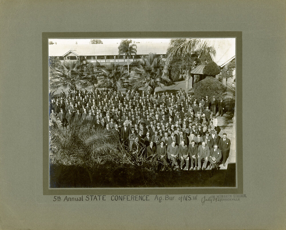 Annual State Conference (5th) of the Agricultural Bureau, July 1927 [Hawkesbury Agricultural College (HAC)]
