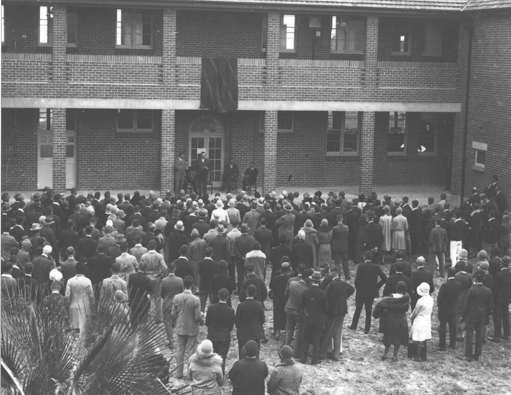 Science Building - Opening, 6 May 1930 [Hawkesbury Agricultural College (HAC)]
