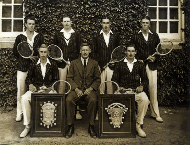 Tennis team, 1937 [Hawkesbury Agricultural College (HAC)]