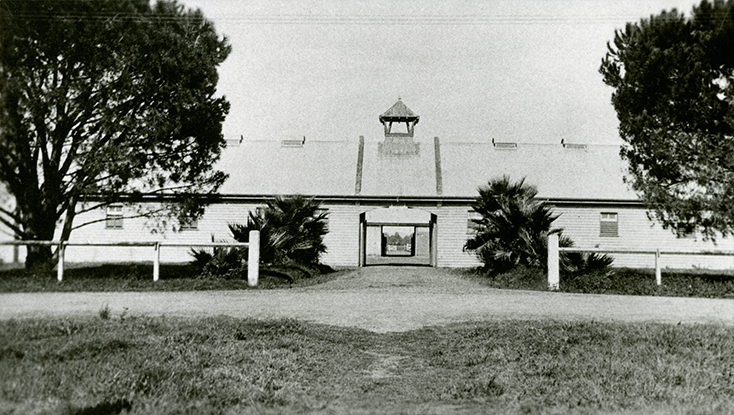 Front view of Stable Square - fairly early [Hawkesbury Agricultural College (HAC)]