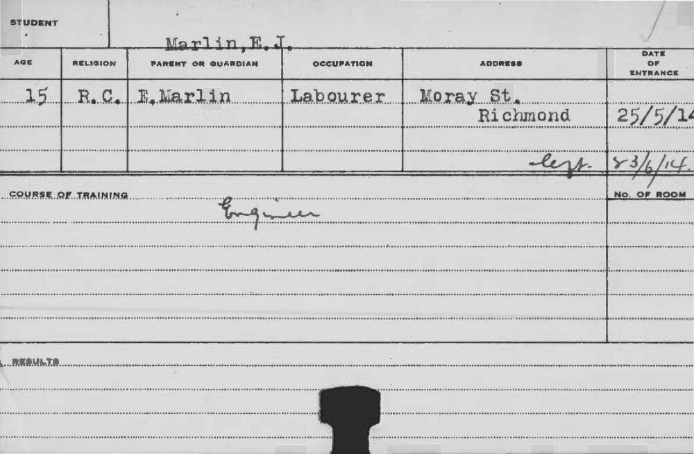 MARLIN, EJ (Practical; Engineer)