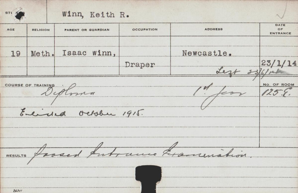 Winn, Keith R (Diploma)