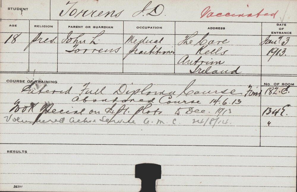 Torrens, JD (Special Course - Experimental Plots)