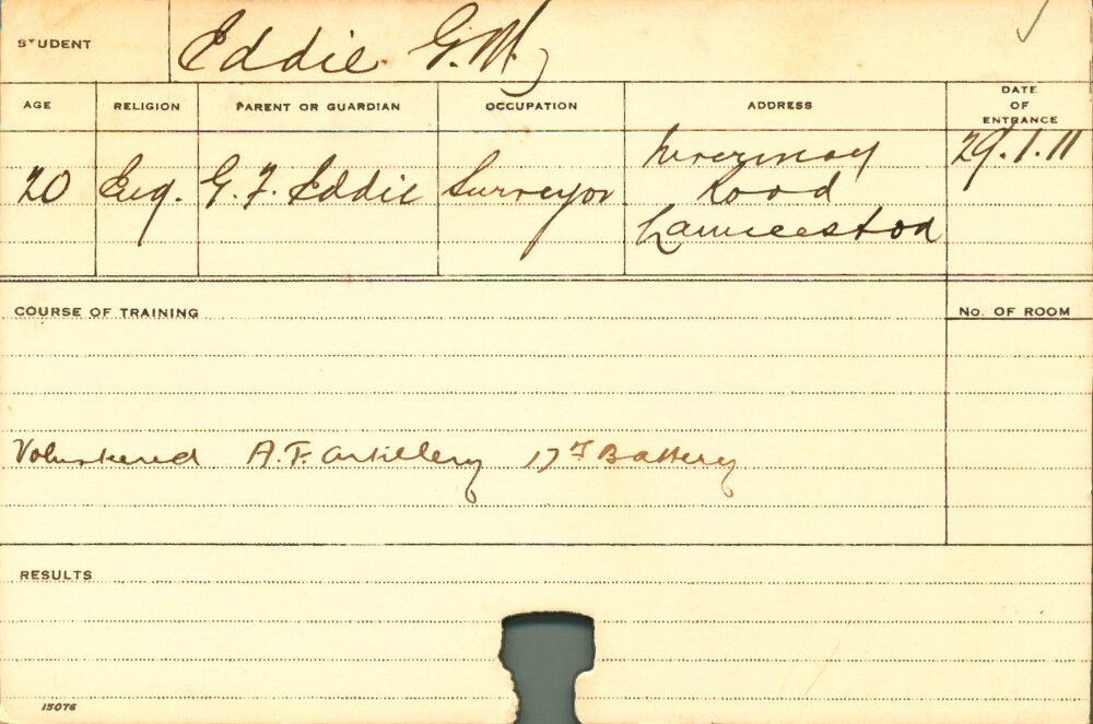 EDDIE, GM (Course Not Identified)