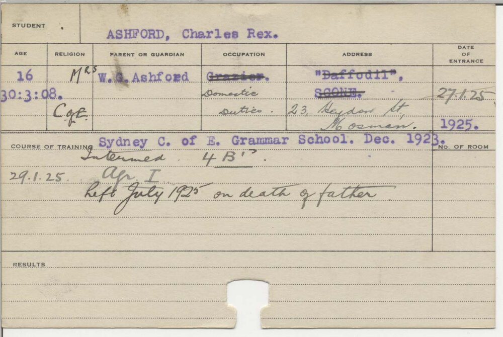 ASHFORD, Charles Rex (Agriculture 1)