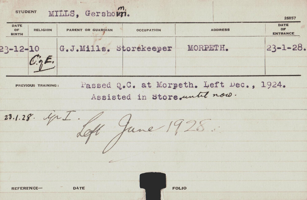 MILLS, Gershom (Hawkesbury Diploma of Agriculture (HDA))