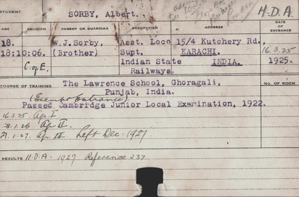Sorby, Albert (Hawkesbury Diploma of Agriculture (HDA))