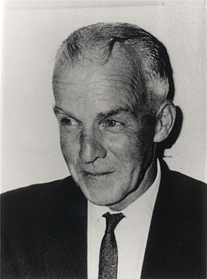 Lyell Biddle (portrait) - Dairy stock attendant, 1948-1963 [Hawkesbury Agricultural College (HAC)]