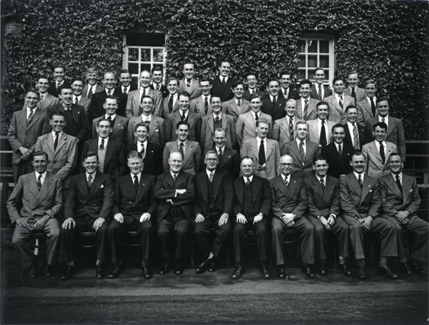 Staff and returned soldiers (students?) [Hawkesbury Agricultural College (HAC)]