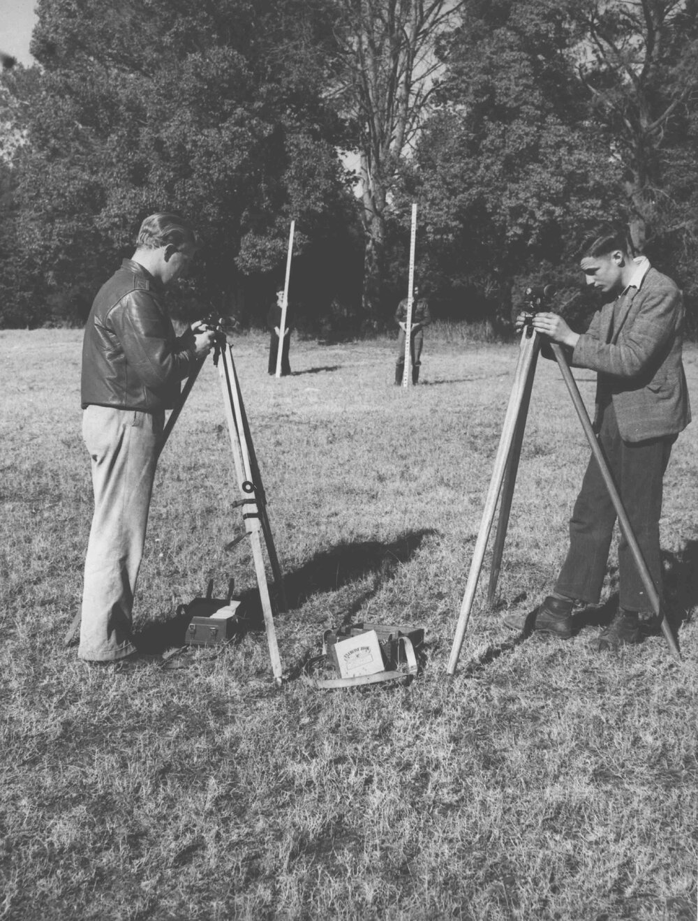 Surveying - Practical class (1 of 2) [Hawkesbury Agricultural College (HAC)]