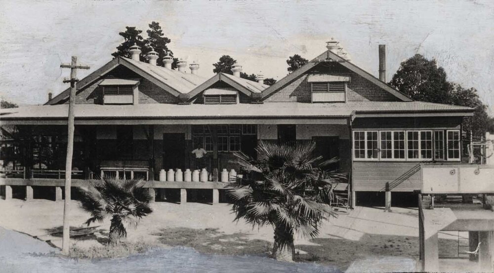 Dairy Factory (exterior) - Print 2 of 2 (Cropped) [Hawkesbury Agricultural College (HAC)]