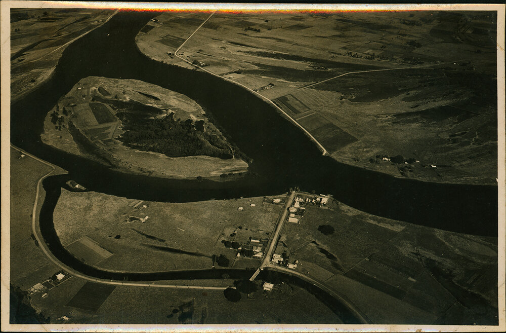 Aerial Photograph - Unidentified river mouth