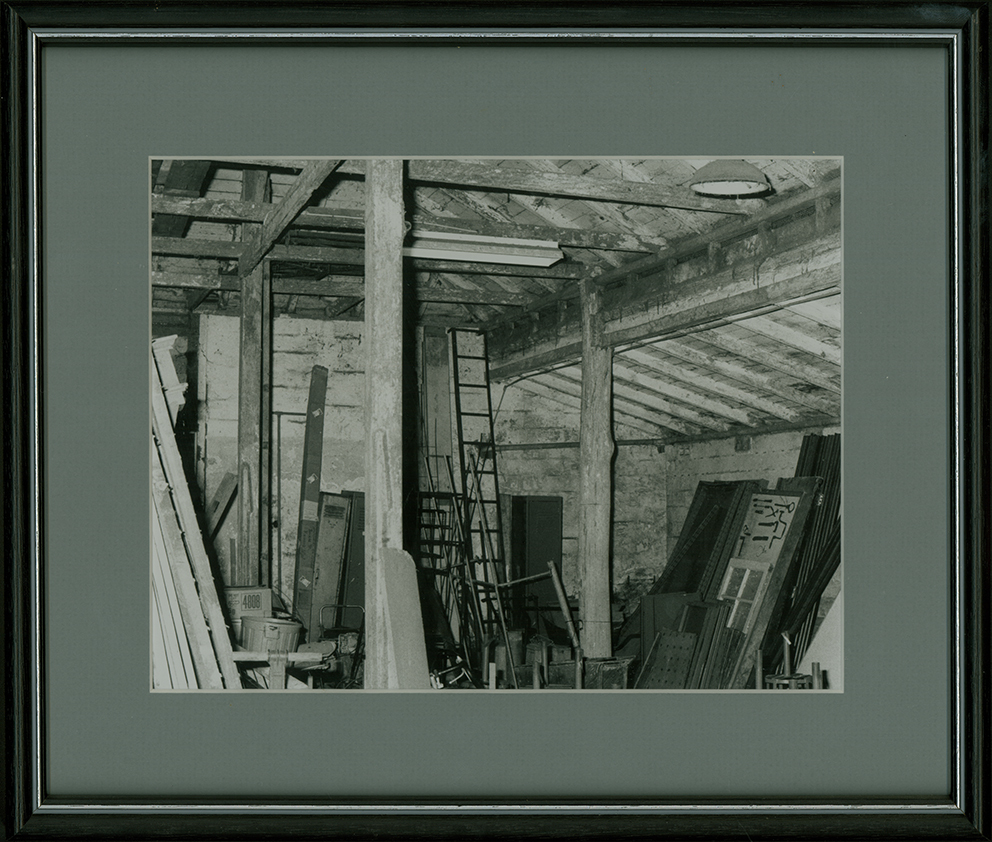 Dairy Bails (interior) - Used for storage [Hawkesbury Agricultural College (HAC)]
