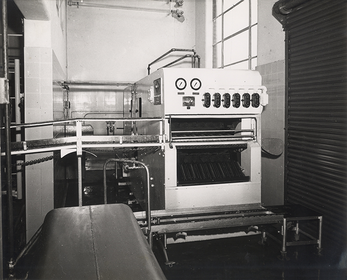 Machinery inside Dairy Factory