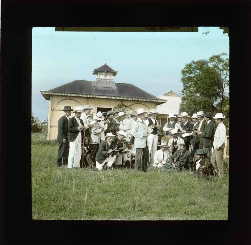 Nature study - Charles Musson &amp; class [Hawkesbury Agricultural College (HAC)]