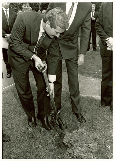 Chifley University Interim Council - Ceremony for the turning of the first sod on the site chosen for the University