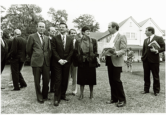 Chifley University Interim Council - Ceremony for the turning of the first sod on the site chosen for the University