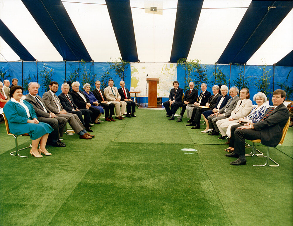 Chifley University Interim Council - Ceremony for the turning of the first sod on the site chosen for the University