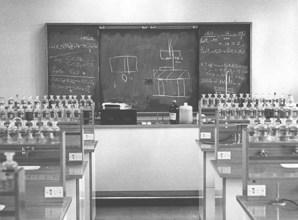 Chemistry Laboratory - after renovations in 1967 [Hawkesbury Agricultural College (HAC)]