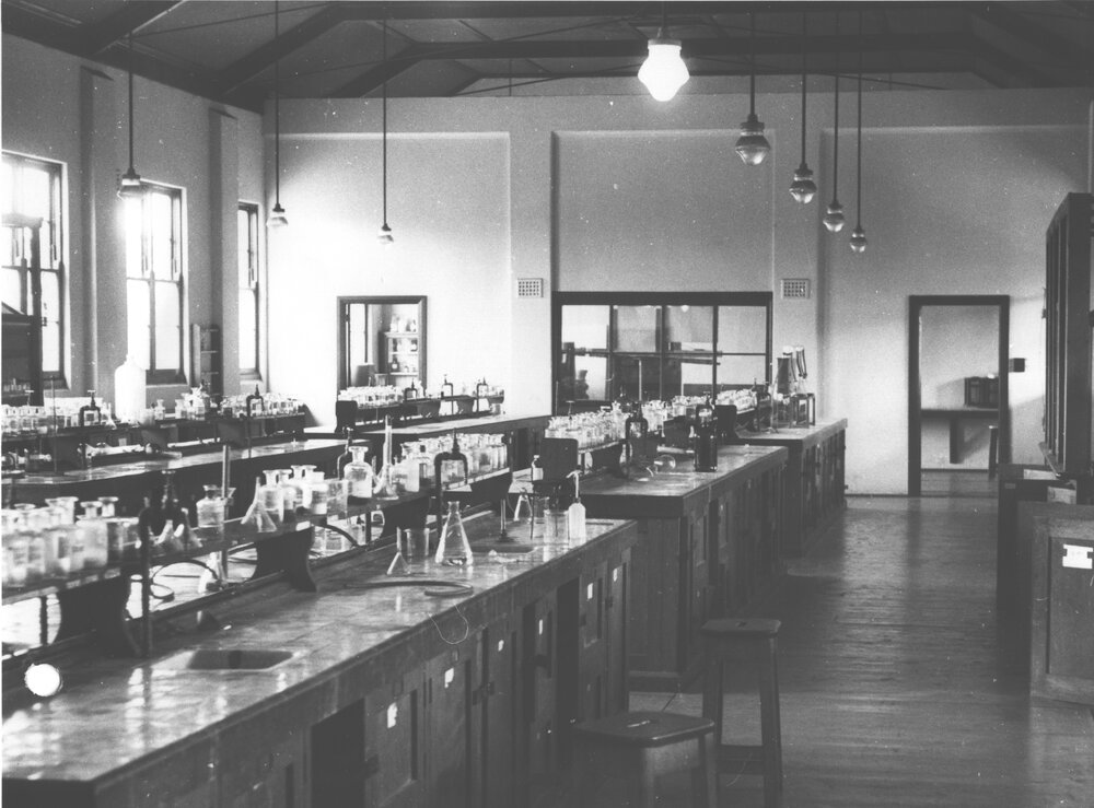 Chemistry Laboratory - prior to renovations in 1967 [Hawkesbury Agricultural College (HAC)]