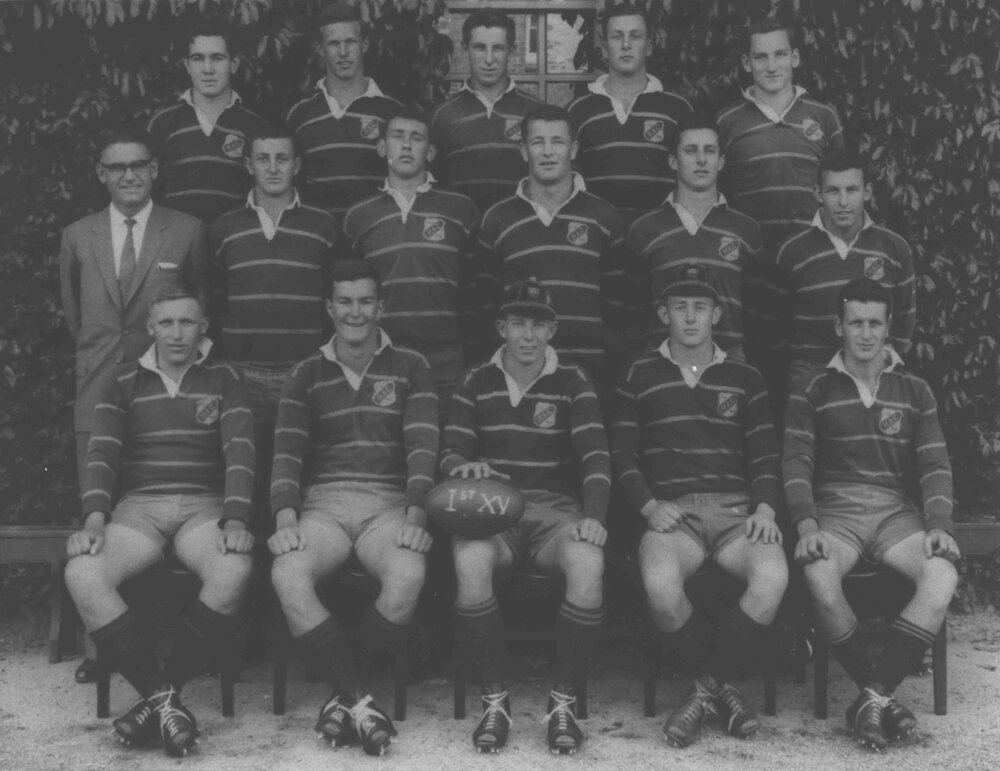 Football (Rugby Union) team - 1st XV, 1960 [Hawkesbury Agricultural College (HAC)]