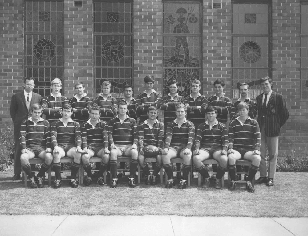 Football (Rugby Union) team - 3rd XV, 1968 [Hawkesbury Agricultural College (HAC)]