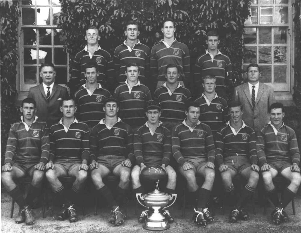 Football (Rugby Union) team - 1st XV, 1961 [Hawkesbury Agricultural College (HAC)]