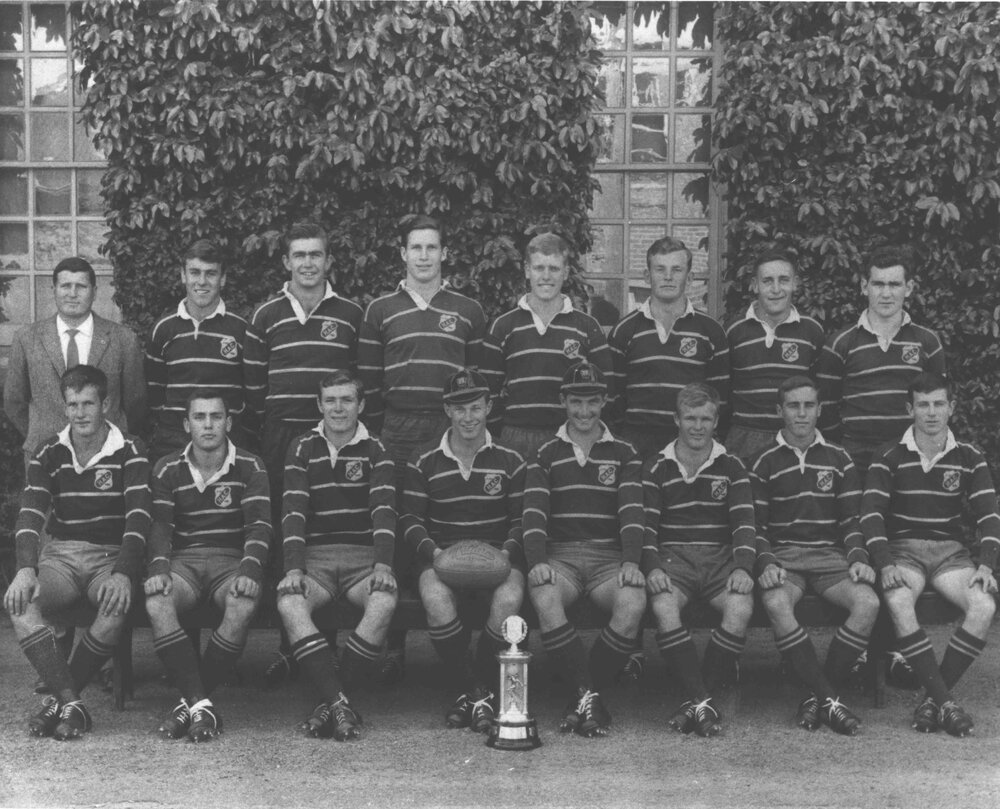 Football (Rugby Union) team - 1st XV, 1962 [Hawkesbury Agricultural College (HAC)]