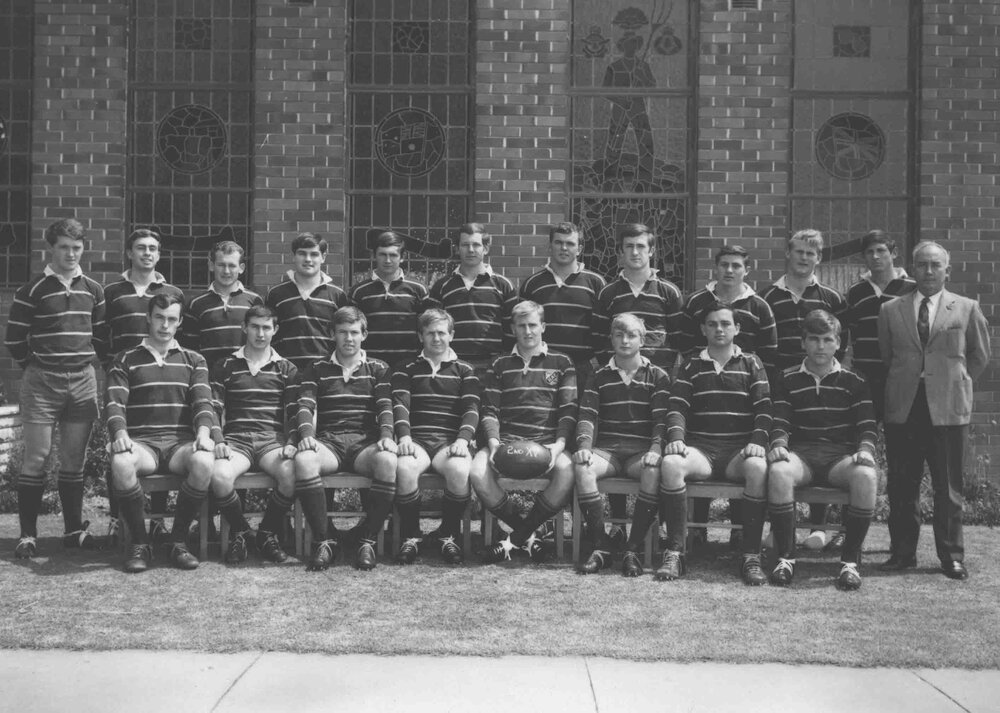 Football (Rugby Union) team - 2nd XV, 1968 [Hawkesbury Agricultural College (HAC)]