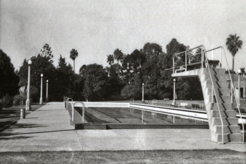 Olympic Swimming Pool - from diving platform end [Hawkesbury Agricultural College (HAC)]