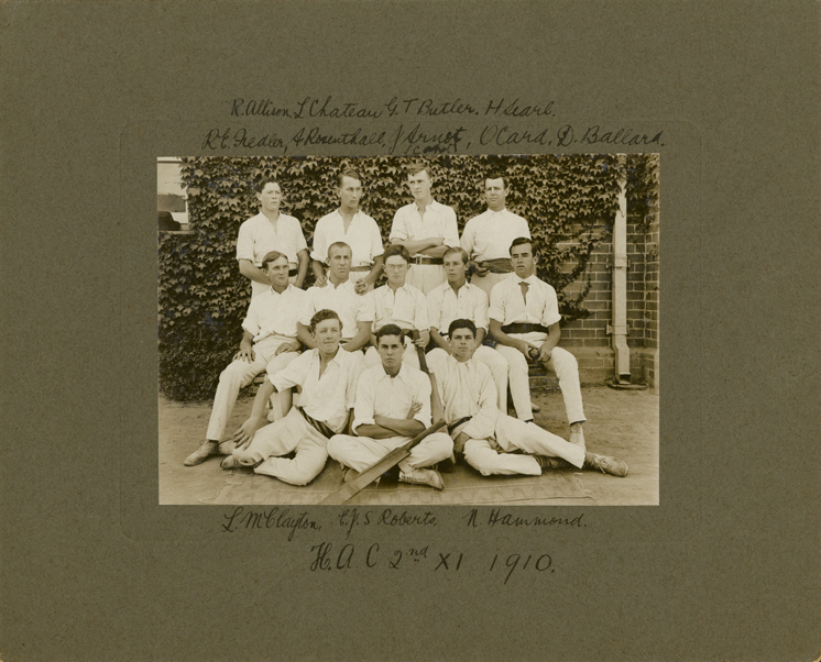 Cricket team - 2nd X1, 1910 [Hawkesbury Agricultural College (HAC)]