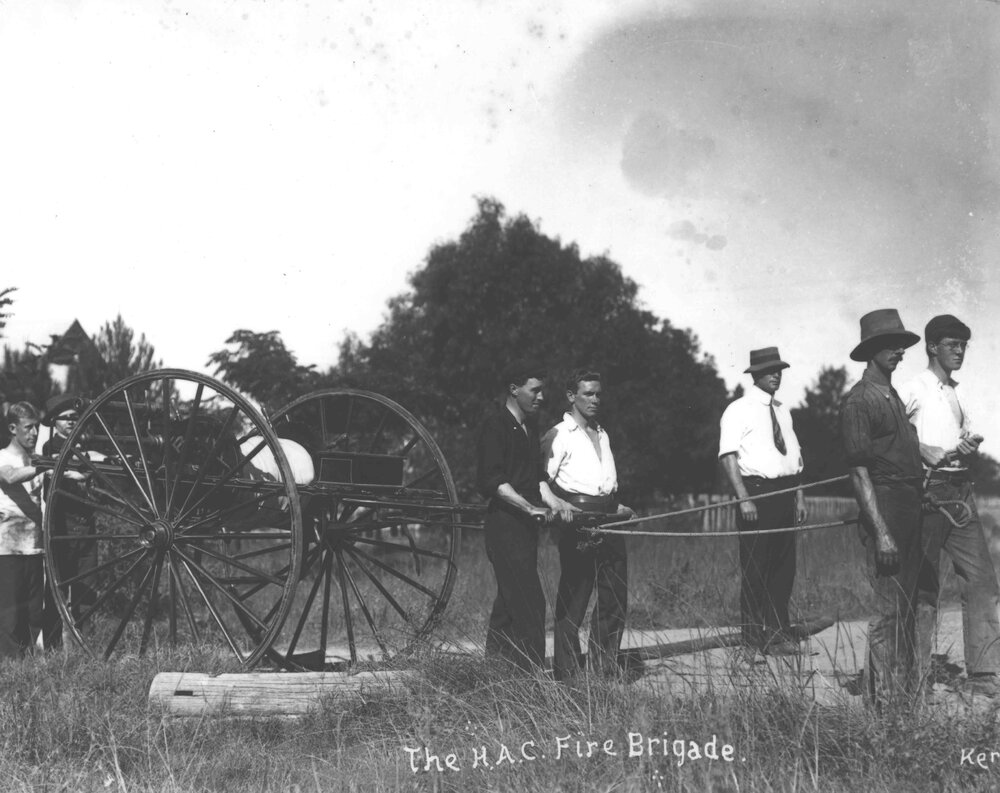 Post Card - HAC Fire Brigade - 1910 [Hawkesbury Agricultural College (HAC)]