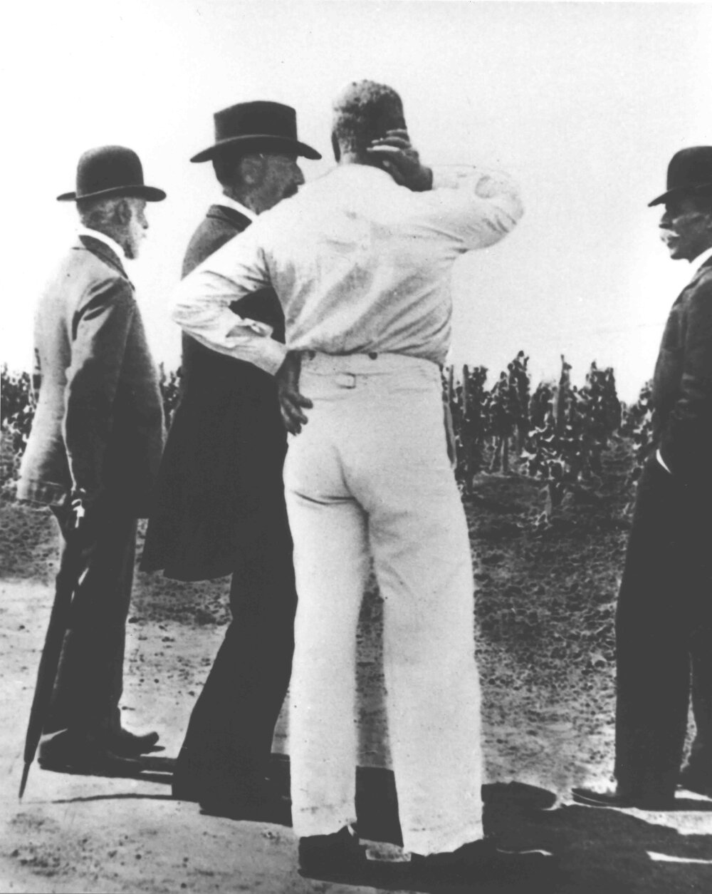 Lord Jersey (Governor of NSW) in the Orchard [Hawkesbury Agricultural College (HAC)]