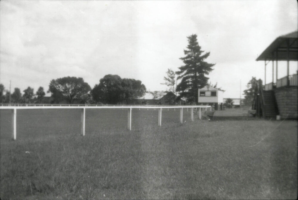 Oval and score board [Hawkesbury Agricultural College (HAC)] - Print 1 of 2 - Uncropped