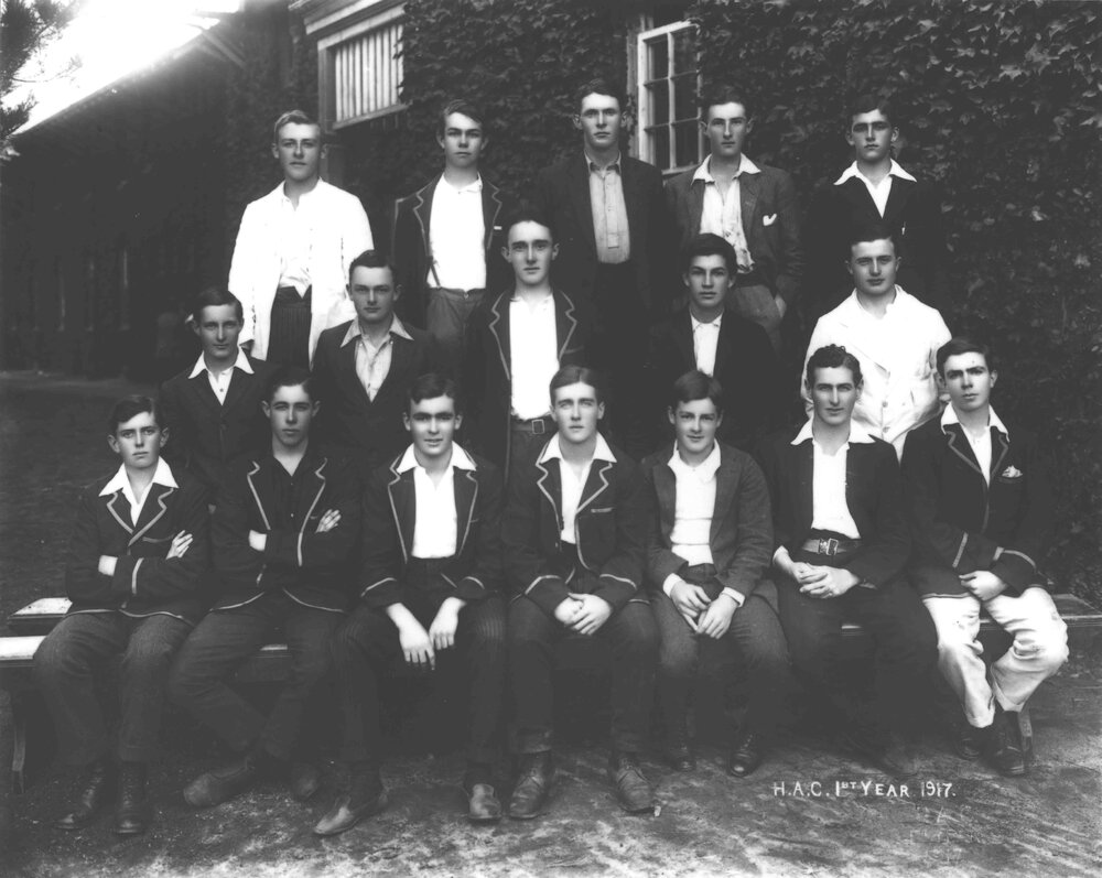 First Year Class, 1917 [Hawkesbury Agricultural College (HAC)]