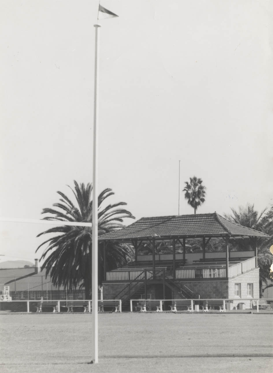 Sports Grandstand - Tennis courts still located next to the pavilion [Hawkesbury Agricultural College (HAC)]
