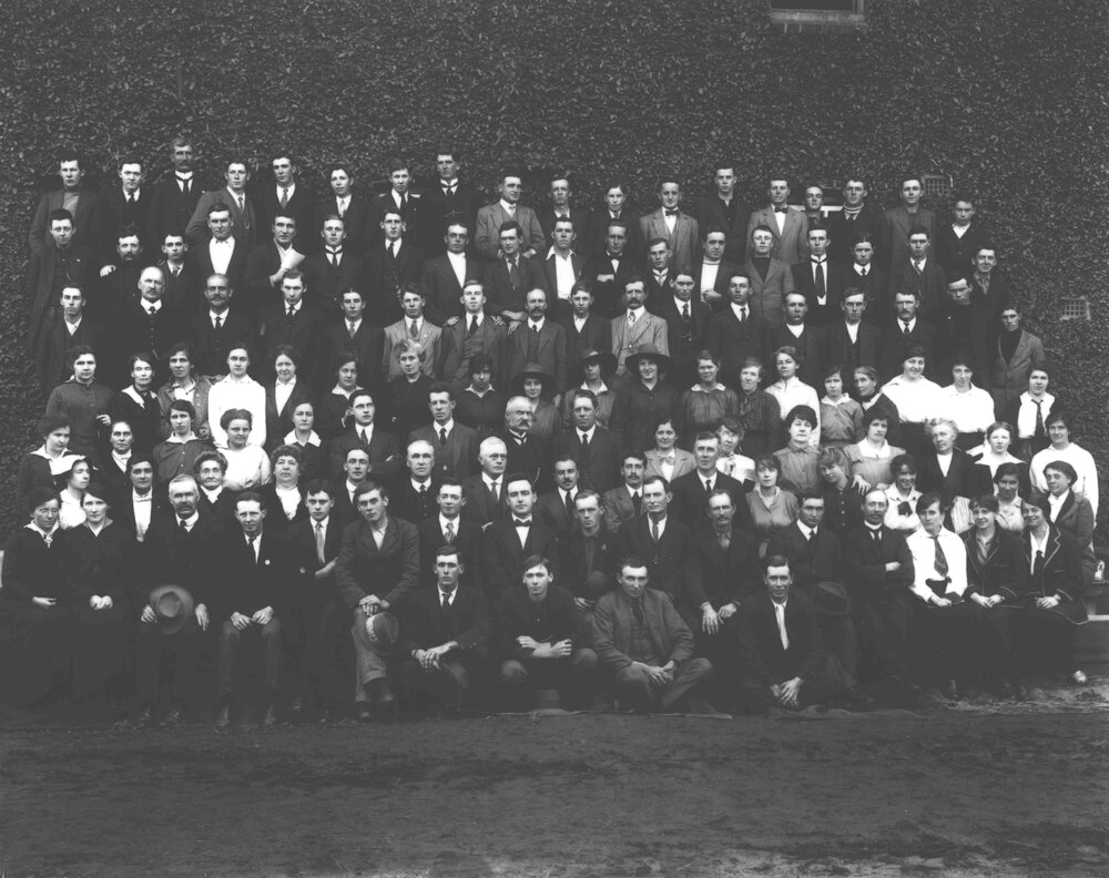 Winter School for Farmers and Poultry Farmers, 1919 - Staff and students [Hawkesbury Agricultural College (HAC)]