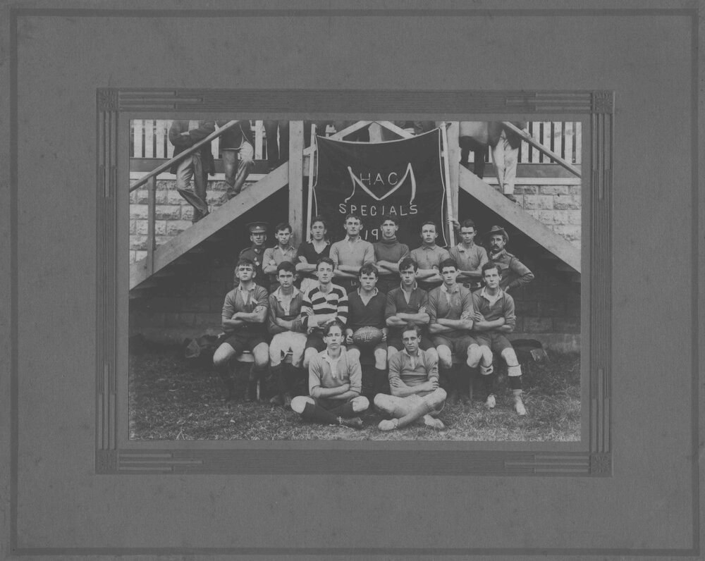 Football (Rugby Union) team - Special XV, 1916 [Hawkesbury Agricultural College (HAC)]