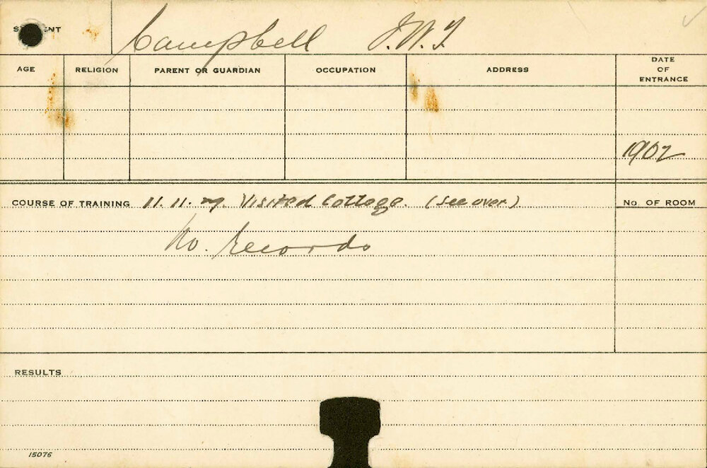 CAMPBELL, JWT (Course Not Identified)