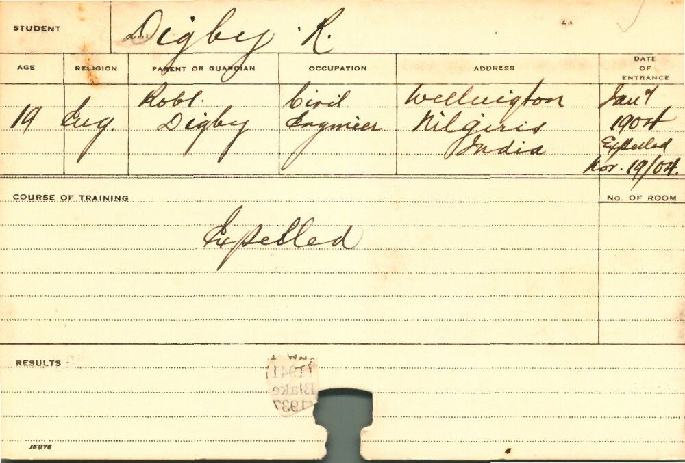 DIGBY, R (Course Not Identified)