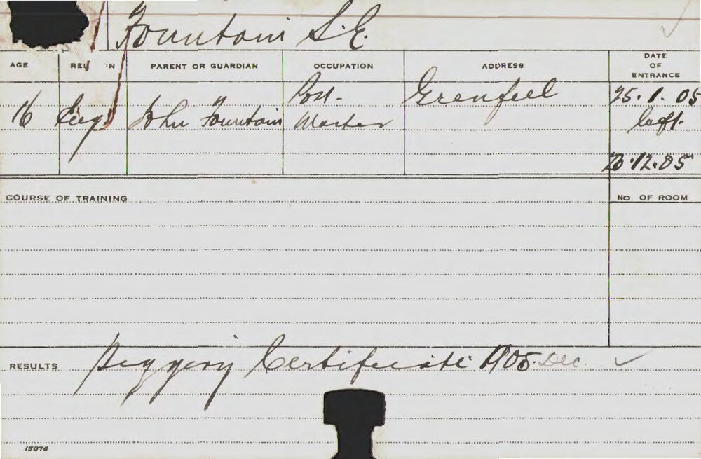 FOUNTAIN, SE (Certificate - Piggery)