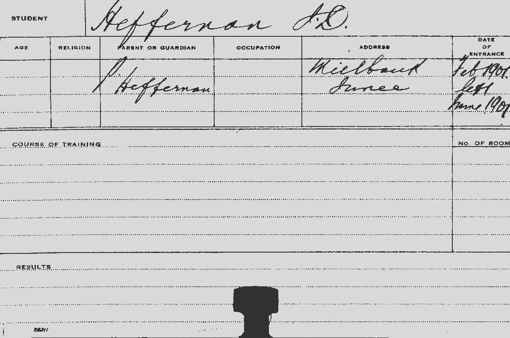 HEFFERNAN, JD (Course Not Identified)