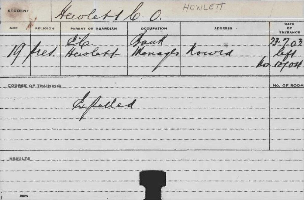 HEWLETT, CO (Course Not Identified)