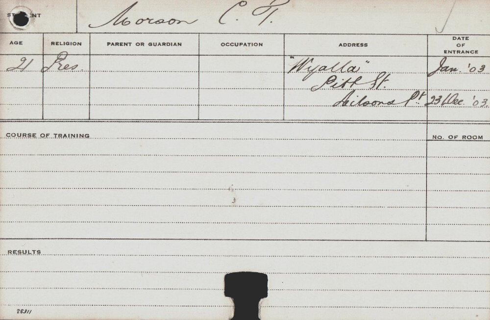 MORSON, CT (Dairying?)