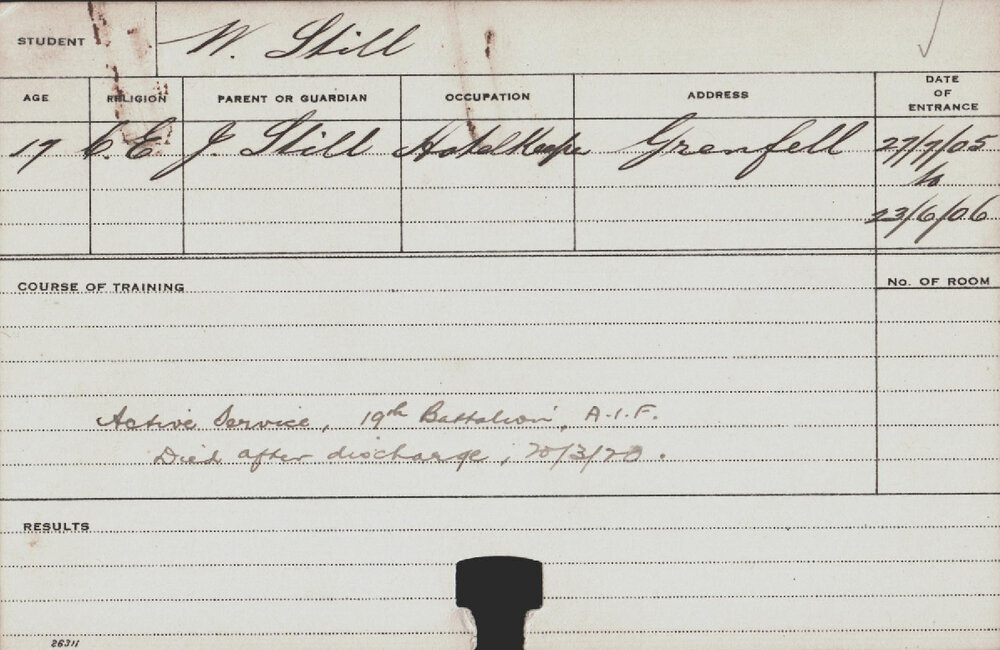 Still, W (Course Not Identified)