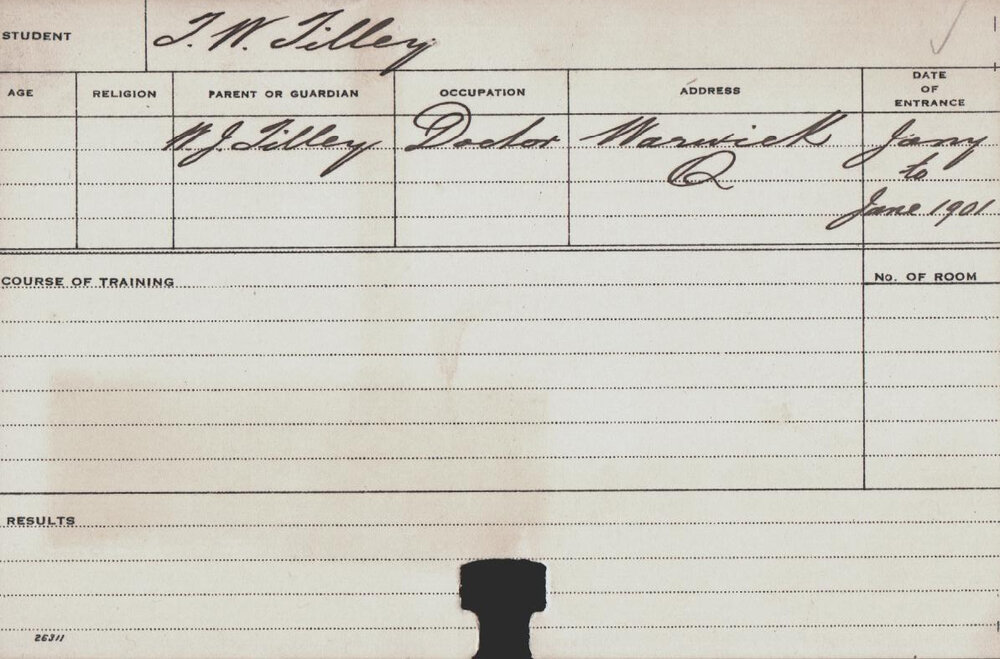 Tilley, TW (Short Course - Poultry &amp; Pigs)