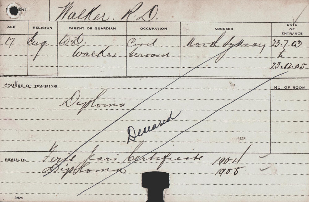 Walker, RD (Diploma)